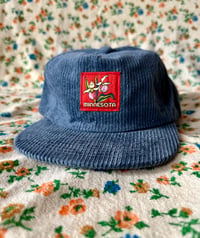 Image 2 of Minnesota Lady Slipper Corduroy 5 panel Hat