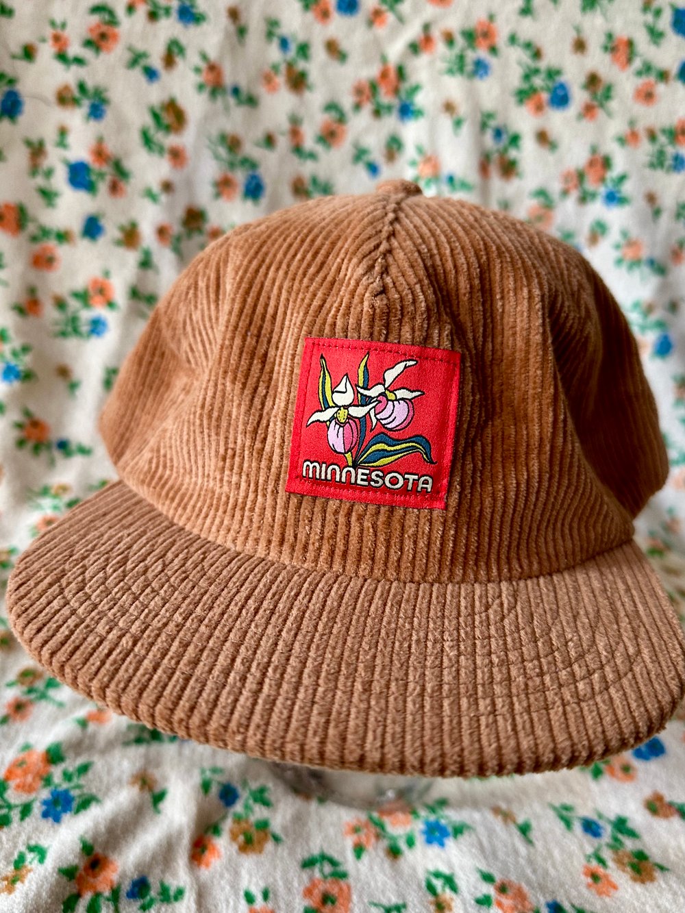 Minnesota Lady Slipper Corduroy 5 panel Hat