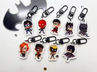 Image 1 of Batfamily Mini Acrylic Charms