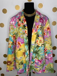 Image 1 of Leslie Faye Floral Blazer - Size: L/XL