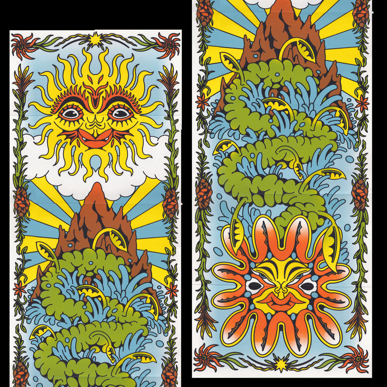 Sun + Flower Print  Image 2