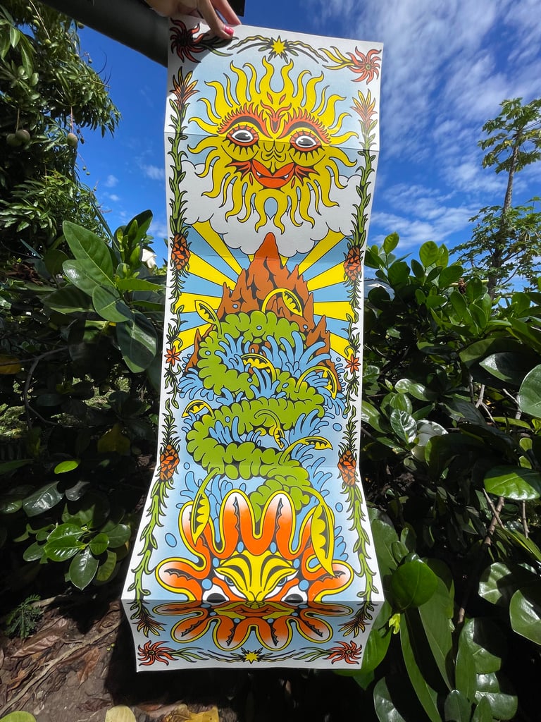 Sun + Flower Print  Image 4