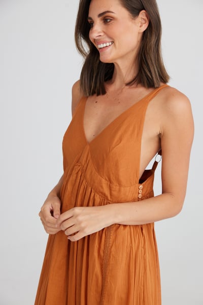 Image of Goddess Dress. Copper. By Holiday Trading and Co. 