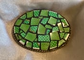 Image of 'Green Dream' Romanesque 328 Mosaic Belt Buckle