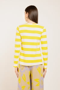 Image 4 of MAGLIA MADAGASCAR STRIPES GIALLO/PANNA €105 - 50%