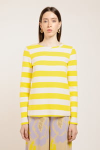 Image 2 of MAGLIA MADAGASCAR STRIPES GIALLO/PANNA €105 - 50%