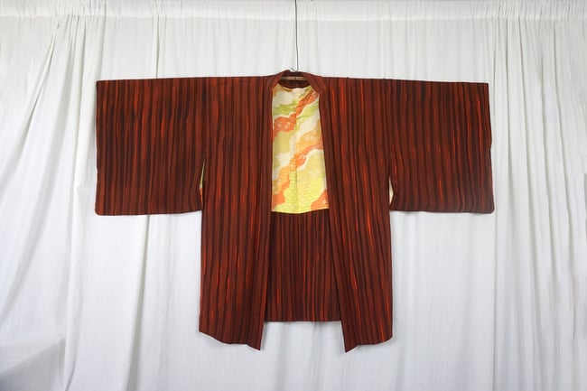 haori "red-black stripes"