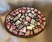 Image of 'Wildflowers' Romanesque 309 Mosaic Belt Buckle 