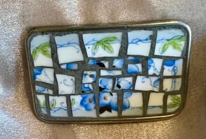 Image of 'French Kiss' Arabesque 347 Mosaic Belt Buckle