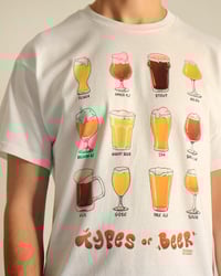 Image 2 of Tee shirt - Types of Beer