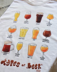 Image 4 of Tee shirt - Types of Beer