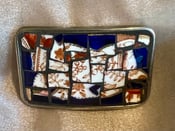 Image of 'Wisteria Walk' Arabesque 304 Mosaic Belt Buckle