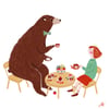 Illustration collection automne  "la dinette "