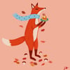 Illustration collection automne "le Renard"  