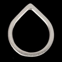 Image 1 of TEARDROP Ring SILVER or OX.