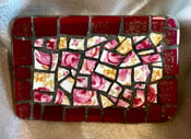 Image of 'Red Hill Rose' Burlesque 34 Mosaic Belt Buckle