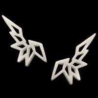 Image 1 of GOTHICA Earring Flat SILVER