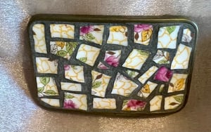 Image of 'Fressia' Arabesque 126 Mosaic Belt Buckle