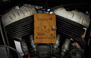 Image of Loud pipes, ancient rites shop journal/road diary  (small)
