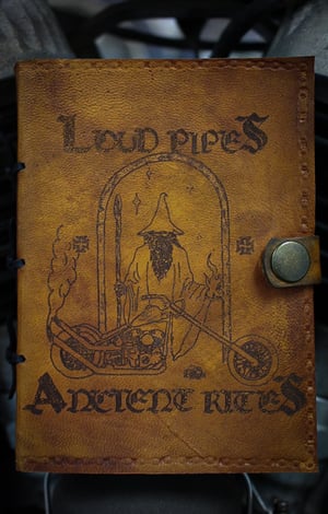Image of Loud pipes, ancient rites shop journal/road diary  (small)