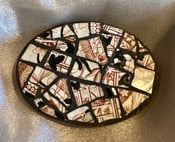 Image of 'Japanese Garden' Romanesque 229 Mosaic Belt Buckle