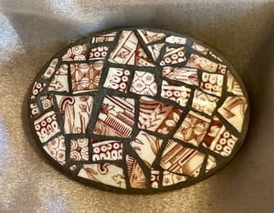 Image of 'Harvest' Romanesque 230 Mosaic Belt Buckle