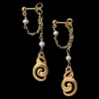 Image 4 of NUAGES BAROQUE Earring - Uchain + Pearls