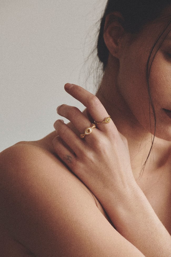 ARCHIVE l' OEIL ET le SERPENT BLANC BAGUE BRADERIE 