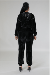 Image 3 of The It Gurl Jogger Set-Black