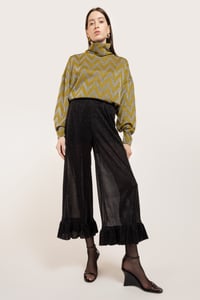 Image 1 of PANTALONE PETRA LUREX NERO €140 - 50%