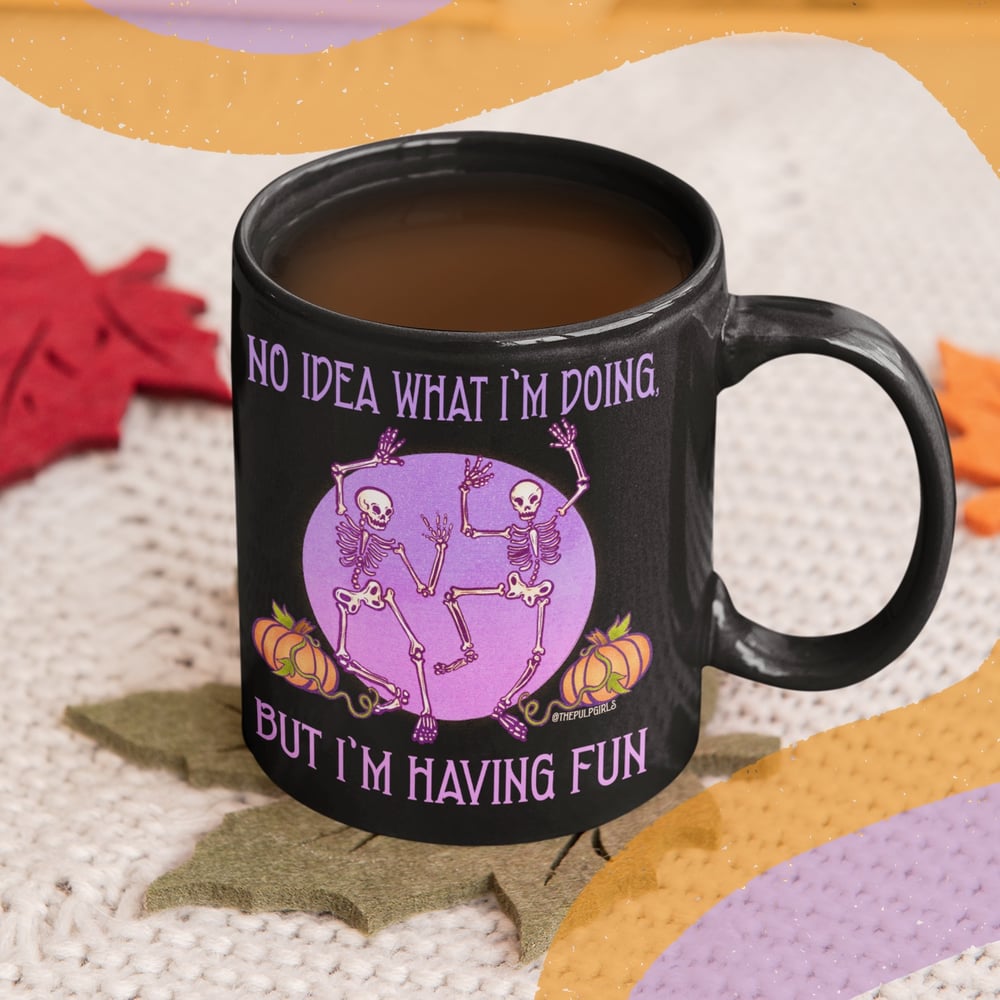 Image of DANCING SKELETON MUG