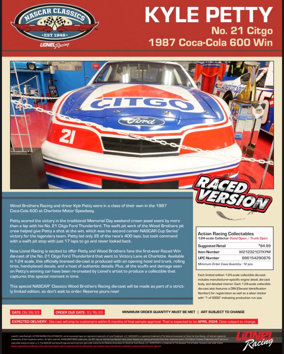 Kyle Petty LE #42 Coors Pumpkin 1995 Pontiac 1:24 Diecast Car Kyle Petty LE #42 Coors Pumpkin 1995 Pontiac 1:24 Diecast Car