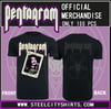 PENTAGRAM (USA) Official band shirts- Limited to 100 pcs- PRE-ORDER