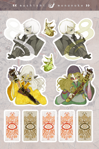 mushishi & mononoke | sticker sheet