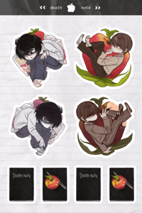 Image 1 of death note | sticker sheet