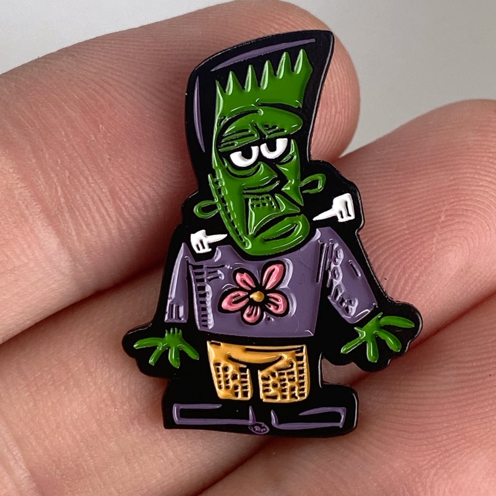 Frankenstien Enamel Pin