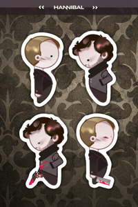 Image 1 of hannibal | sticker sheet