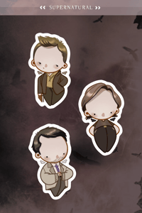 supernatural : (two) sticker sheet(s)