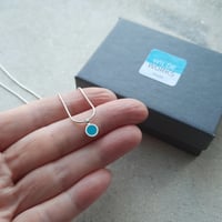 Image 2 of 6mm Silver Dot Pendants in Two Colours