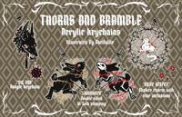 Image 1 of PREORDER - Thorns And Bramble Keychains