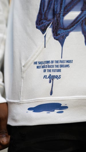Image of Blue Skeleton Hoodie