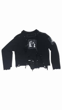 Image 2 of "MIDNIGHT" 010 CROPPED SWEATER