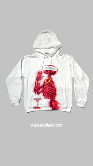 Image of Red Skeleton Hoodie