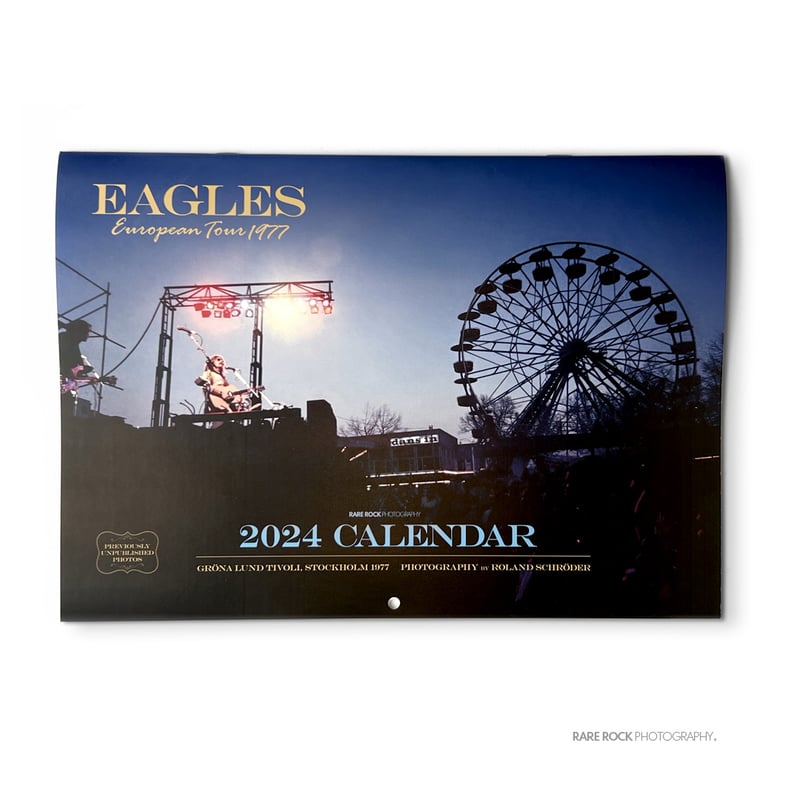 Eagles 2024 Wall Calendar Rare Rock Photography
