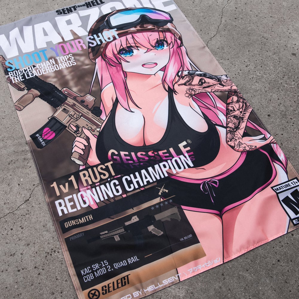 Image of Bocchi Warzone Flag