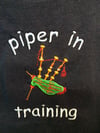Embroidered Piper In Training Tee Shirt