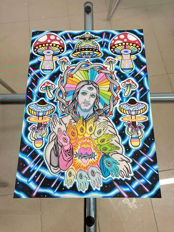 Image of Original painting .🤚MultiChrist🤚