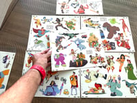 Image 1 of Sticker Sheets (Vinyl) + 1 Free Mini Print