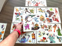 Image 1 of Jumbo Sticker Sheets (Vinyl): 8.5 x 11