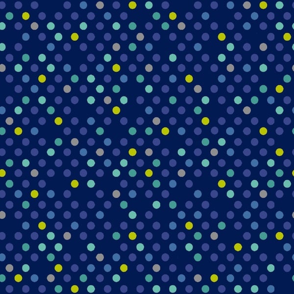 Dazzle Dots Confetti Drop Navy by the Yard YDD015 Christa Quilts